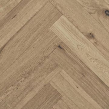 Инженерная доска Wood Bee (Вуд Би) Herringbone (Английская елка) Дуб Aureo 600х92х12 мм