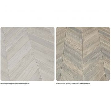 Инженерная доска Antic Wood (Антик Вуд) Контур Французская елка Рустик 600х150х15 мм