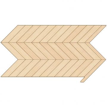 Инженерная доска Antic Wood (Антик Вуд) Антик Французская елка Селект 600х150х15 мм