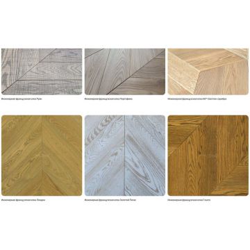 Инженерная доска Antic Wood (Антик Вуд) Патина Французская елка Рустик 500х150х15 мм