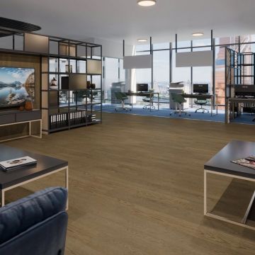 Виниловый пол SPC Damy Floor Family 4/43 Дуб Мокко (Oak Mocha), 0030-6