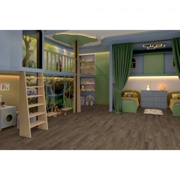 Виниловый пол SPC Damy Floor (Деми Флур) Family SPC 4/43 Орех Американский (Walnut American), 0036-3