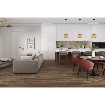 Виниловый пол SPC Damy Floor (Деми Флур) Family SPC 4/43 Орех Американский (Walnut American), 0036-3