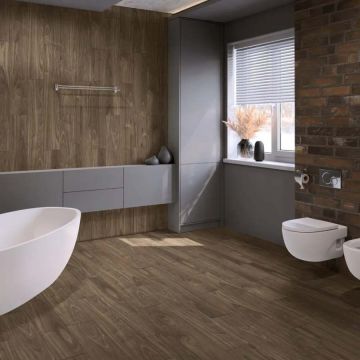 Кварц-виниловая плитка Damy Floor (Деми Флур) Family LVT 2,5/43 Орех Американский (Walnut American), 0036-3-LVT