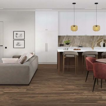 Кварц-виниловая плитка Damy Floor (Деми Флур) Family LVT 2,5/43 Орех Американский (Walnut American), 0036-3-LVT
