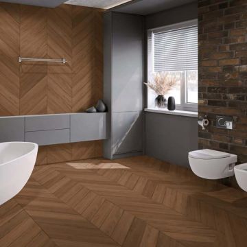 Кварц-виниловая плитка Damy Floor (Деми Флур) Chevron LVT 2,5/43 Блуа (Blois), DF08-Ch-LVT