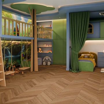 Кварц-виниловая плитка Damy Floor (Деми Флур) Chevron LVT 2,5/43 Монсоро (Monsoreau), DF09-Ch-LVT