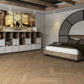 Кварц-виниловая плитка Damy Floor (Деми Флур) Chevron LVT 2,5/43 Сен-Клу (Saint Cloud), DF10-Ch-LVT