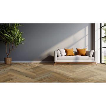 Виниловый пол Boho Floors (Бохо Флорс) Aqua Herringbone 4/43 Дуб Джадо (Oak Jado), AQ 203
