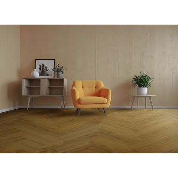 Виниловый пол Boho Floors (Бохо Флорс) Aqua Herringbone 4/43 Дуб Кос (Oak Kos), AQ 204