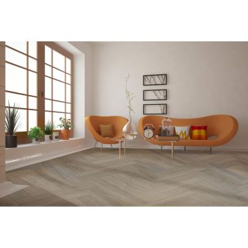 Виниловый пол Boho Floors (Бохо Флорс) Aqua Herringbone 4/43 Дуб Антрим (Oak Antrim), AQ 210