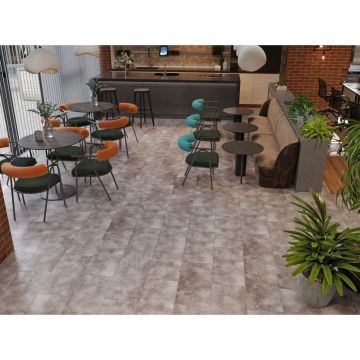 Виниловый ламинат SPC CronaFloor (Кронафлур) Stone 4/43 Торнадо Дымчатый (Tornado Smoky), Bd-1790-10