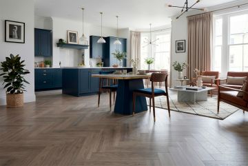 Ламинат Stone Floor (Стоун Флор) MSPC Herringbone 8/43 Дуб Браунстоун (Oak Brownstone), 2529-4 MР