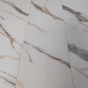 Ламинат Stone Floor (Стоун Флур) MSPC Big Stone 8/43 Мрамор Бело-золотой (White-Gold Marble), DC833 MP