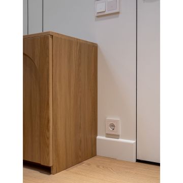 Кварцевый паркет Quartz Parquet (Кварц Паркет) Классик 5/34 Дуб Флэт Уайт (Oak Flat White) , 1258-55