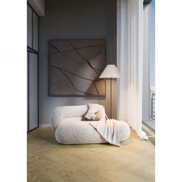 Кварцевый паркет Quartz Parquet (Кварц Паркет) Французкая елка 6/34 Дуб Флэт Уайт (Oak Flat White), 99-1258-55