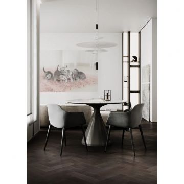 Кварцевый паркет Quartz Parquet (Кварц Паркет) Штучный паркет 5/34 Дуб Смоляной (Oak Pitch), 44-1258-01