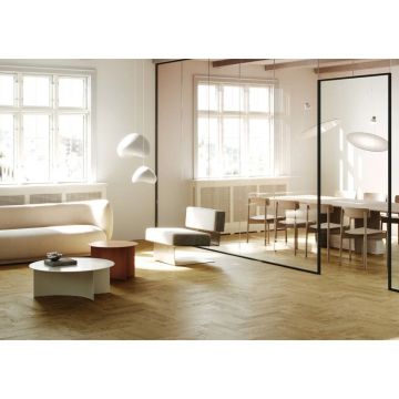 Кварцевый ламинат Fargo (Фарго) 4,5/42 Herringbone Дуб Неаполь (Oak Naples), 44-5003-4