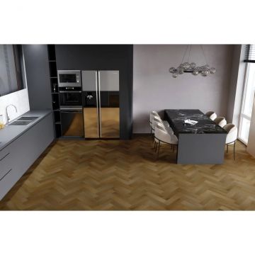 Кварцевый ламинат Fargo (Фарго) 4,5/42 Herringbone Дуб Окленд (Oak Oakland), 44-653-76