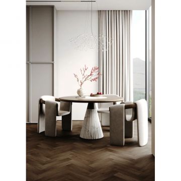 Кварцевый ламинат Fargo (Фарго) 4,5/42 Herringbone Дуб Шварцвальд (Oak Black Forest), 44-7009-24