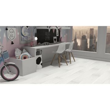 Виниловый SPC ламинат Planker (Планкер) Classic 3,5/43 Дуб Снежный (Oak Snowy) , 8003