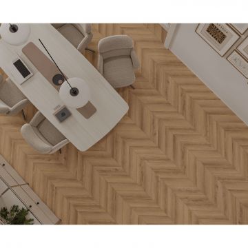 Виниловый SPC ламинат Tulesna (Тулесна) Искусство в шевроне (Art Chevron) 5/34 Solare, 1011-2