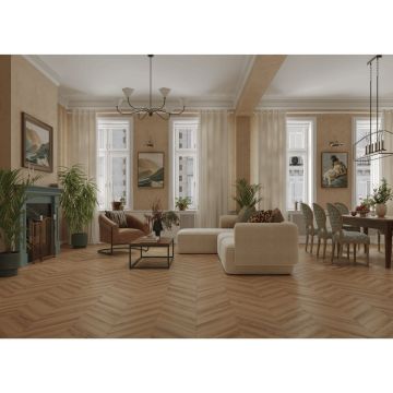 Виниловый SPC ламинат Tulesna (Тулесна) Искусство в шевроне (Art Chevron) 5/34 Mare, 1011-3