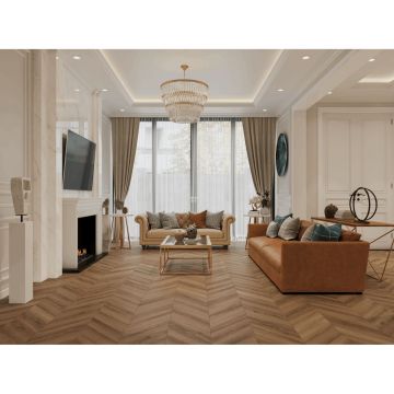 Виниловый SPC ламинат Tulesna (Тулесна) Искусство в шевроне (Art Chevron) 5/34 Eterno, 1011-4