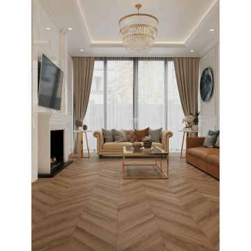 Виниловый SPC ламинат Tulesna (Тулесна) Искусство в шевроне (Art Chevron) 5/34 Eterno, 1011-4