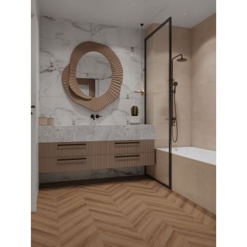 Виниловый SPC ламинат Tulesna (Тулесна) Искусство в шевроне (Art Chevron) 5/34 Segreto, 1011-6