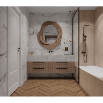 Виниловый SPC ламинат Tulesna (Тулесна) Искусство в шевроне (Art Chevron) 5/34 Segreto, 1011-6