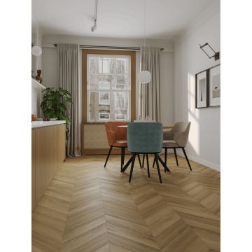 Виниловый SPC ламинат Tulesna (Тулесна) Искусство в шевроне (Art Chevron) 5/34 Fortuna, 1011-8