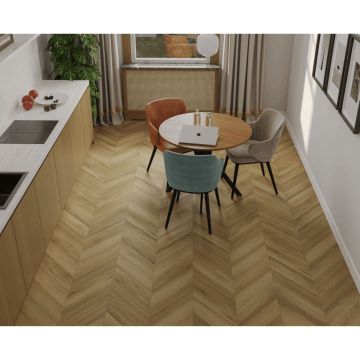 Виниловый SPC ламинат Tulesna (Тулесна) Искусство в шевроне (Art Chevron) 5/34 Fortuna, 1011-8