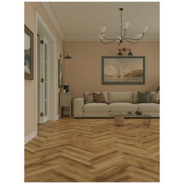 Каменно-полимерный ламинат SPC Тулесна Искусство в паркете (Art Parquet) 4/43 Доломитdolomite фаска 4V 1005-15, Tulesna