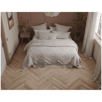 Каменно-полимерный ламинат SPC Тулесна Искусство в паркете (Art Parquet) 4/43 Бастион Bastion фаска 4V 1005-18, Tulesna