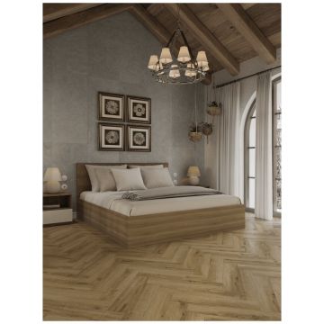 Каменно-полимерный ламинат SPC Тулесна Искусство в паркете (Art Parquet) 4/43 Гарант Garant фаска 4V 1005-20, Tulesna