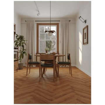 Каменно-полимерный ламинат SPC Тулесна Искусство в паркете (Art Parquet) 4/43 Эталон Etalon фаска 4V 1005-21, Tulesna