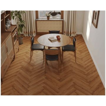 Каменно-полимерный ламинат SPC Тулесна Искусство в паркете (Art Parquet) 4/43 Эталон Etalon фаска 4V 1005-21, Tulesna