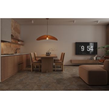 Виниловый SPC ламинат Tulesna (Тулесна) Камень (Stone) 4/34 Chrome Harbor, 1009-4