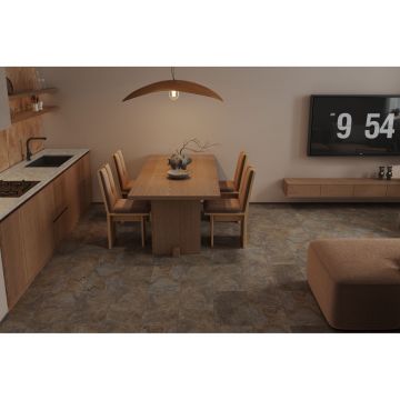 Виниловый SPC ламинат Tulesna (Тулесна) Камень (Stone) 4/34 Chrome Harbor, 1009-4