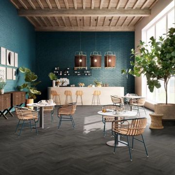 Кварц-виниловая LVT напольная плитка Invictus (Инвиктус) Primus Dryback Parquet 2,5/42 Highland Oak Ebony, 99