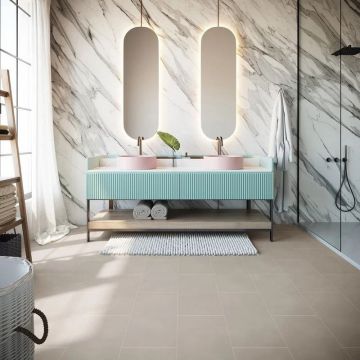 Кварц-виниловая LVT напольная плитка Invictus (Инфвиктус) Maximus Dryback Tile 2,5/42 Concrete Crush Smoke, 96