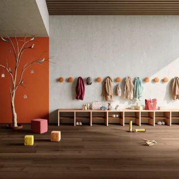 Кварц-виниловая LVT напольная плитка Invictus (Инфвиктус) Maximus Dryback Plank 2,5/42 Highland Oak Chocolate, 42