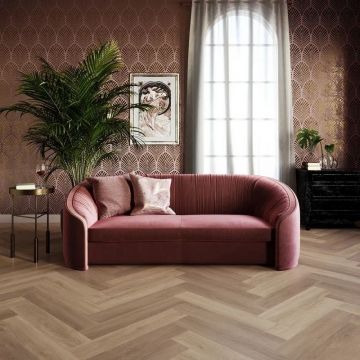 Кварц-виниловая LVT напольная плитка Invictus (Инвиктус) Maximus Dryback Herringbone 2,5/42 Oak Champagne, 31