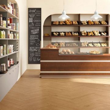 Кварц-виниловая LVT напольная плитка Invictus (Инвиктус) Maximus Dryback Herringbone 2,5/42 Highland Oak Classic, 33