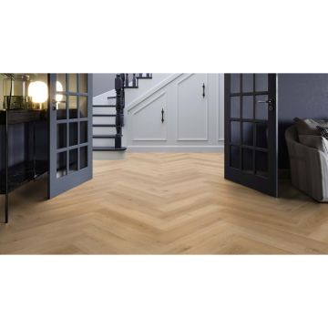 Кварц-виниловая LVT напольная плитка Invictus (Инфвиктус) Maximus Click Herringbone 5/42 Highland Oak Classic, 33