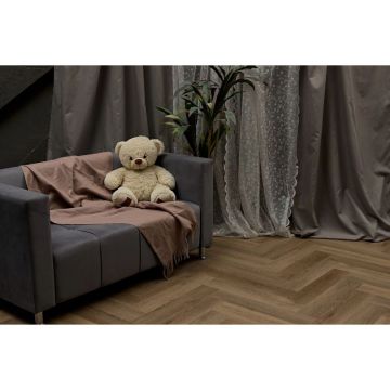 Виниловый SPC ламинат Steinholz (Штайнхольц) Herringbone 4,5/43 Брегенц (Bregenz) , STH055Н