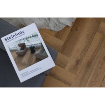 Виниловый SPC ламинат Steinholz (Штайнхольц) Herringbone 4,5/43 Юденбург (Judenburg) , STH063Н