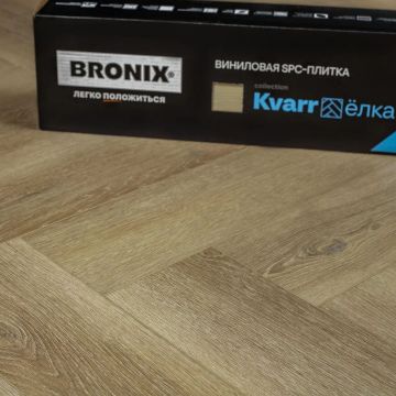 Кварцвиниловая SPC плитка Bronix (Броникс) Kvarr Елка 4/43 Sand