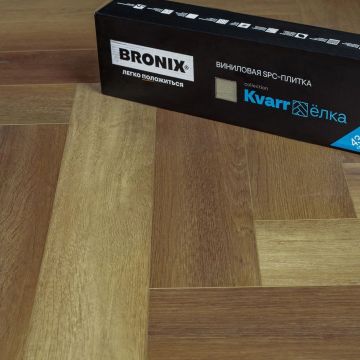 Кварцвиниловая SPC плитка Bronix (Броникс) Kvarr Елка 4/43 Canyon